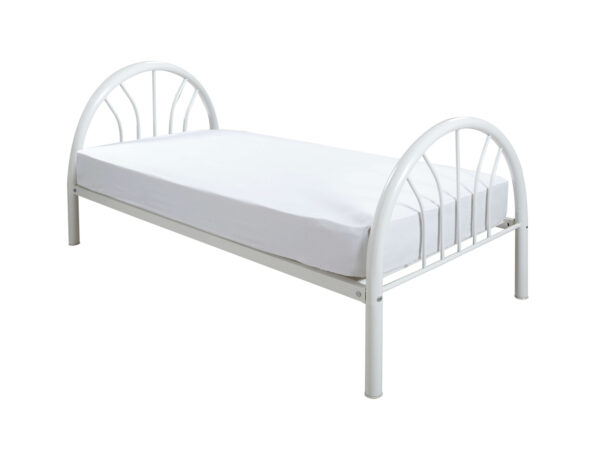 Elegant White bed frame