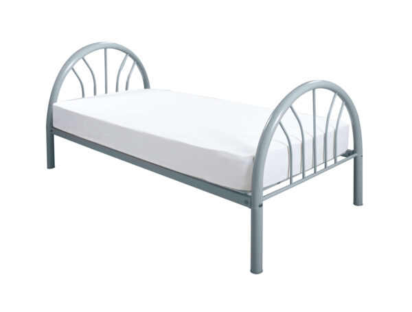 Elegant Silver Bed Frame