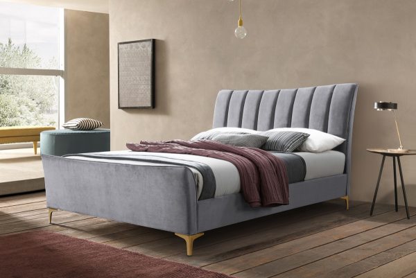 image of the Birlea Clover Bed Frame Grey sold online at AAA Beds