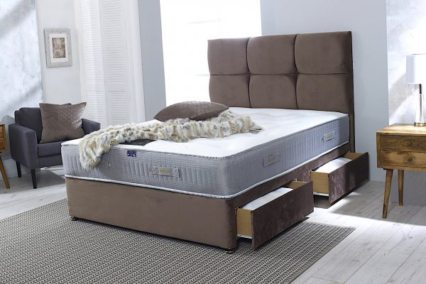 Sterling Pocket Sprung Series 2500 Wool Divan Bed