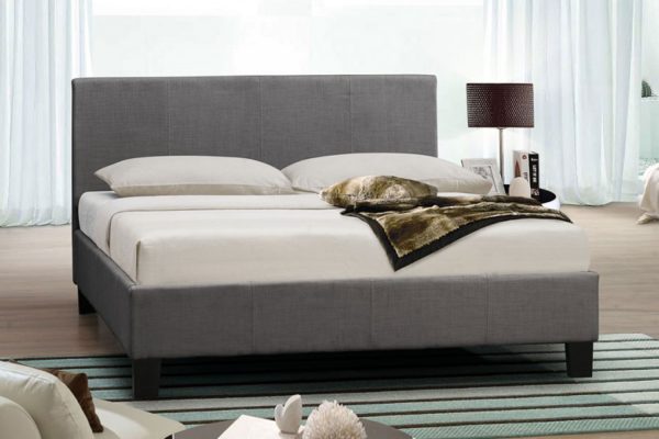 Birlea Berlin Grey Fabric Bed Frame