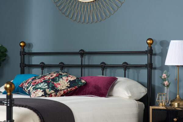 Birlea Atlas Black Metal Bed Frame - Image 2
