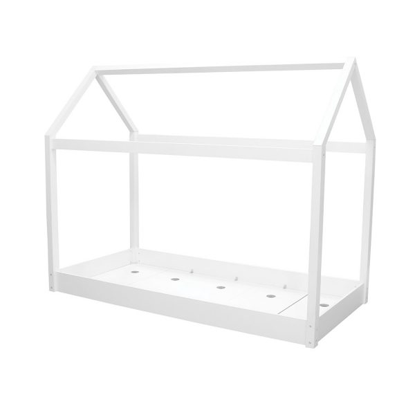 LPD Hickory House White Metal Bed Frame - Image 2