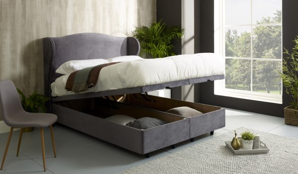 Montreal Wing Floating Ottoman Bed Frame - Image 2