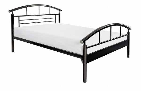 Jupiter Black Nickel Metal Bed Frame