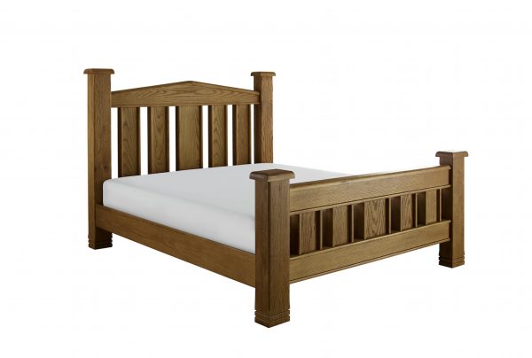 Vermont Oak Wooden Bed Frame - Image 2