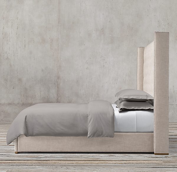 Lavina Wing Upholstered Bed Frame - Image 2