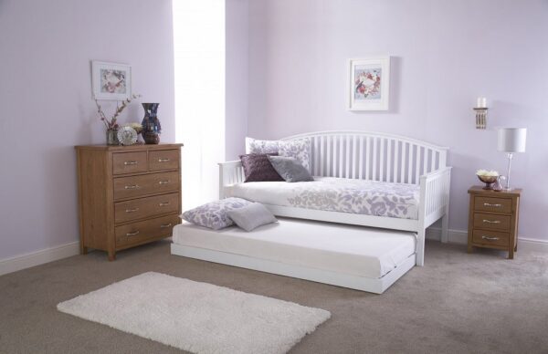Madrid Wooden Day Bed White