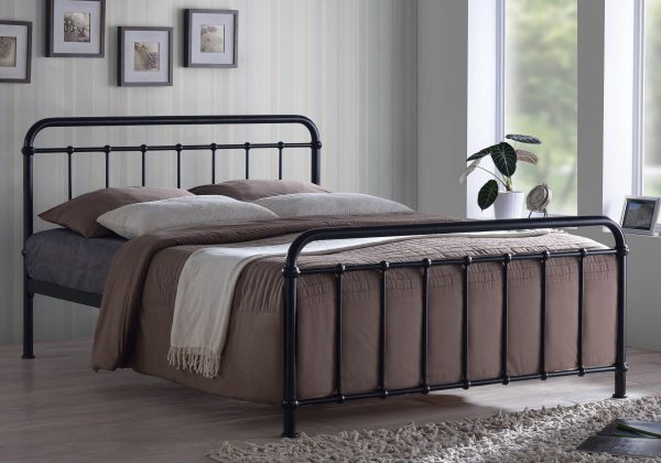 Time Living Miami Metal Bed Frame Black