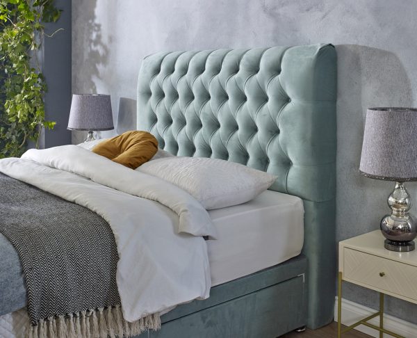 Ruffle Extra Deep Floor Standing Headboard