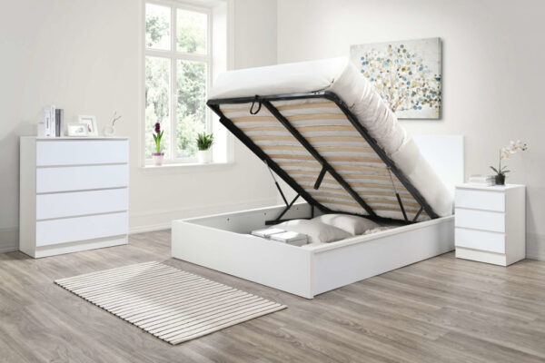 Birlea Oslo White Ottoman Bed - Image 2