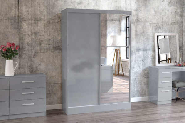 Birlea Lynx Grey 2 Door Sliding Wardrobe