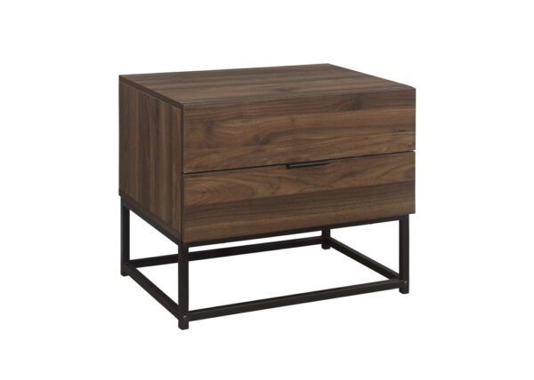 Birlea Houston Walnut 2 Drawer Bedside - Image 3