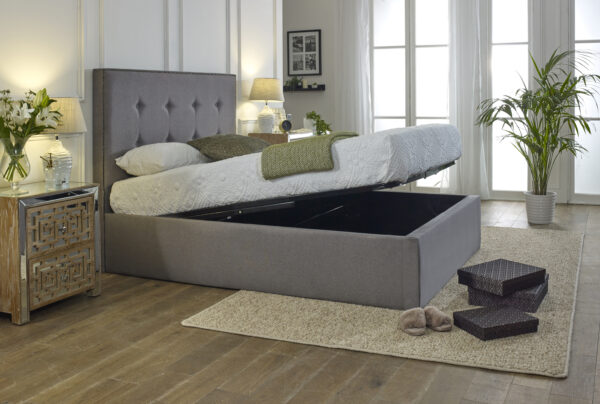 Chloe Extra Deep Ottoman Bed Frame With Studs