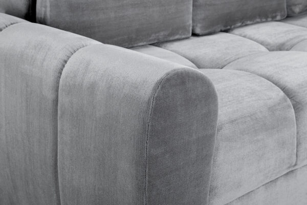 Azzuro Grey Universal Corner Sofa Bed - Image 5