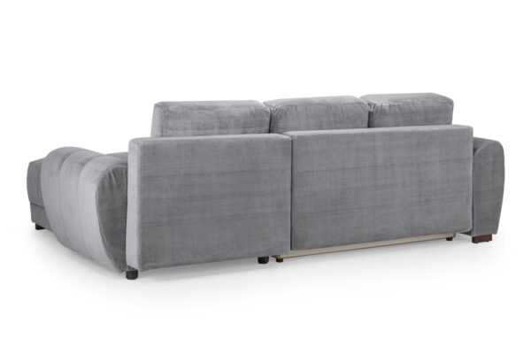 Azzuro Grey Universal Corner Sofa Bed - Image 2
