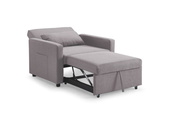 Aria Mocha Armchair Sofa Bed - Image 3