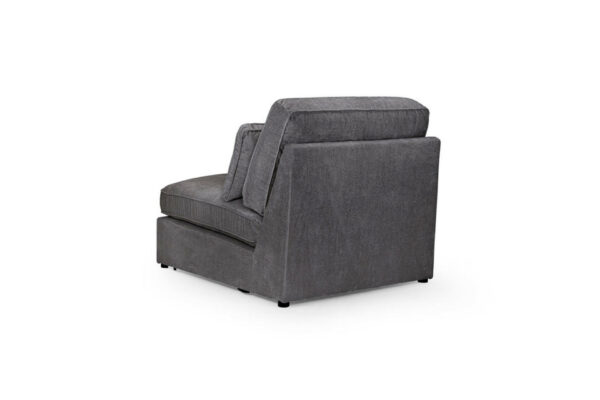 Kiana Grey Armless Piece Sofa - Image 2