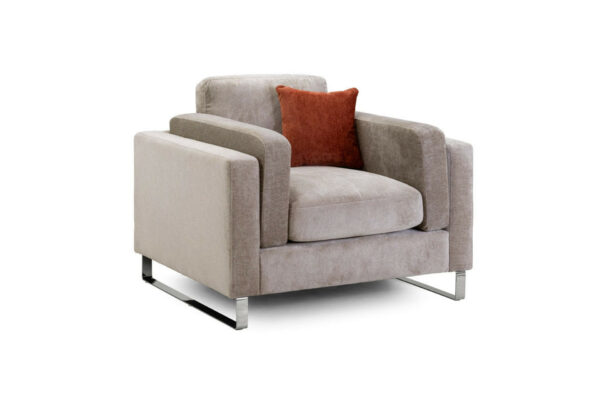 Kingston Beige Armchair Sofa