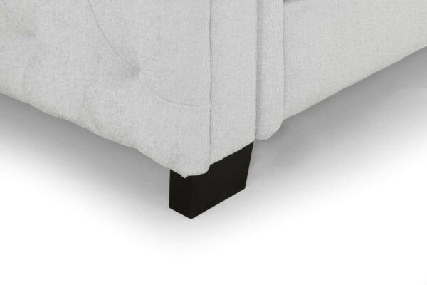 Grazia Light Grey 4 Seater Sofa - Image 5