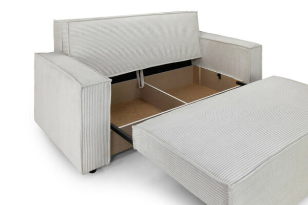 Cassia Beige 3 Seater  Sofabed - Image 4