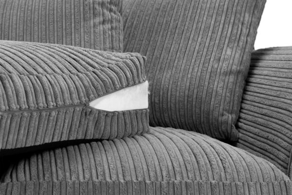 Harley Grey 3+2 Set Jumbo Sofa - Image 5