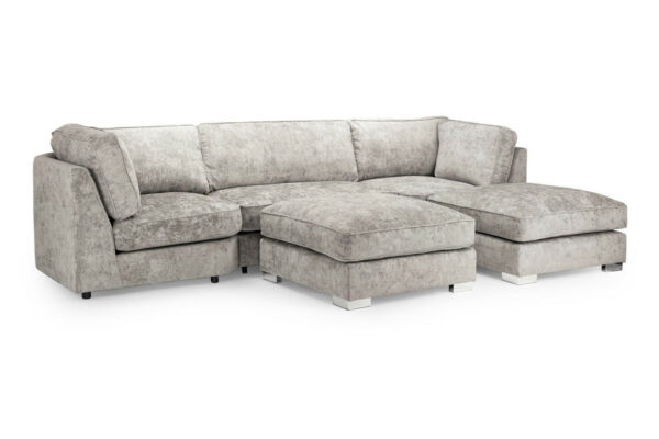 Bishop Truffle U Shape Corner Fullback Sofa - Image 3