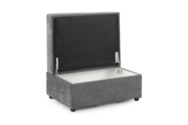 Maxwell Grey 3 Seater Sofa - Image 9