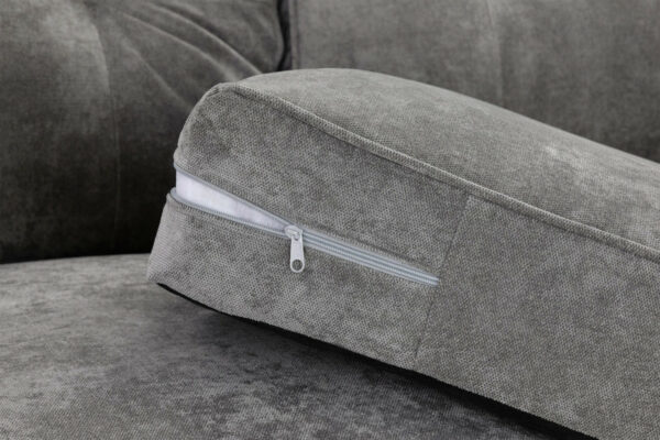 Maxwell Grey 2 Seater Sofa - Image 4