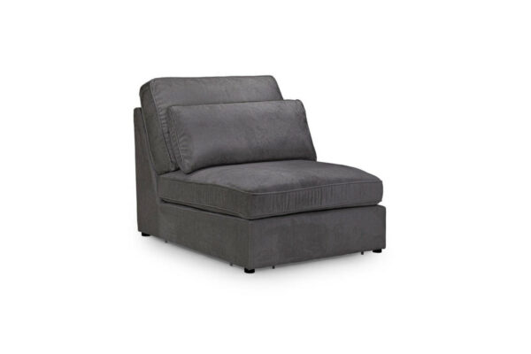 Kiana Grey Armless Piece Sofa