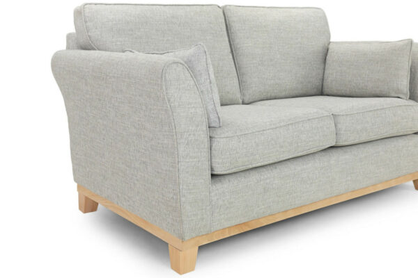 Delta Grey 2 Seater Sofa - Image 2