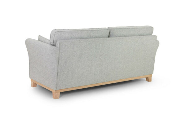 Delta Grey 3 Seater Sofa - Image 2