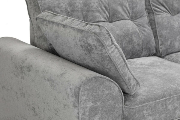 Maxwell Grey 2 Seater Sofa - Image 3