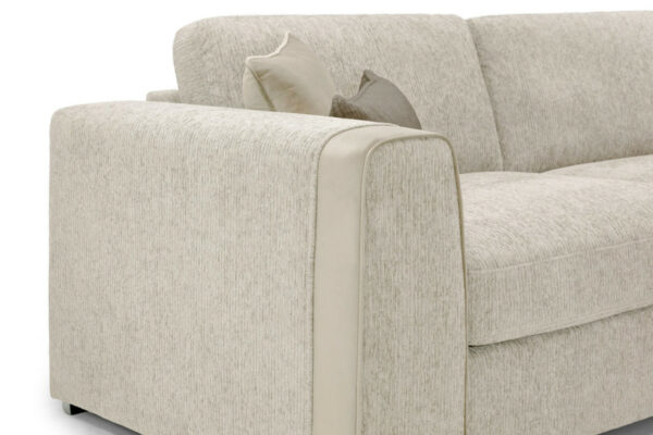 Naples Beige 3 Seater Sofa - Image 4