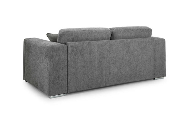 Naples Grey 3 Seater Sofa - Image 2