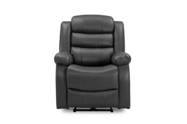 Otto Black Armchair Electric  Recliner Sofa - Image 3