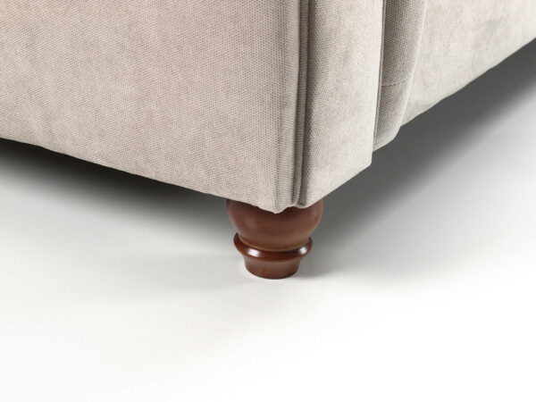 Roma Beige 3 Seater Chesterfield Sofa - Image 5