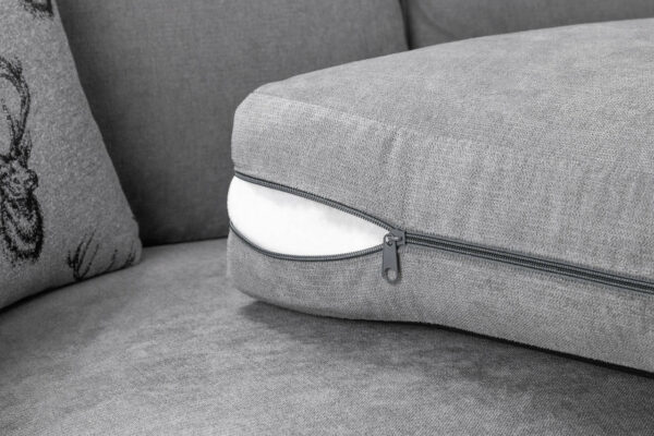 Verona Grey 3+2 Set Scatterback Sofa - Image 4