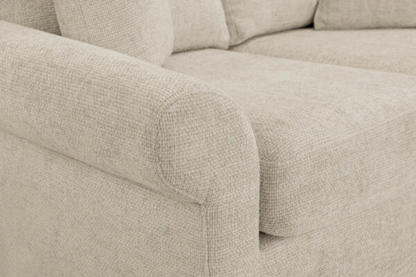 Florence Beige 3 Seater Sofa - Image 3